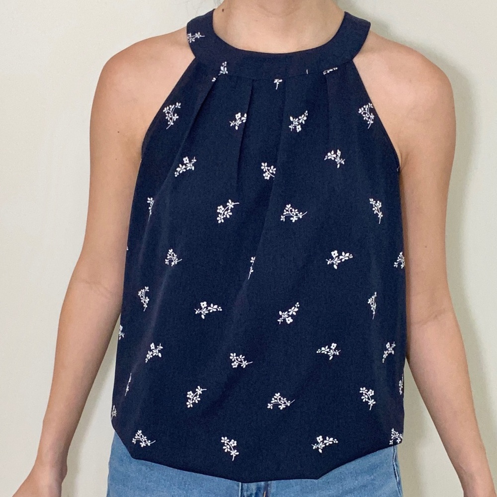 Cute & classy navy summer top